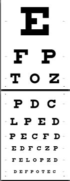 printable eye chart    create   eye chart eye chart