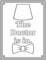 Doctor Coloring Pages Who Printable Tardis Dr Kids Sheets Lineart Color Books Colouring Woman Book Drawing Getdrawings Paste Eat Print sketch template