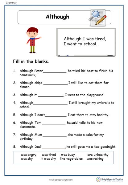 english grammar worksheet english treasure trove