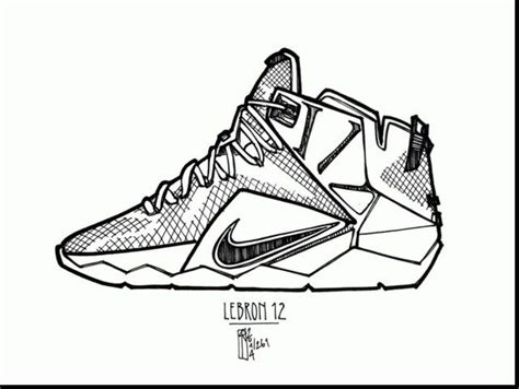 lebron shoes coloring pages coloring home
