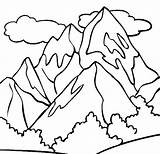 Coloring Mountain Pages Color Mountains Everest Mount Drawing Snowy Rocky Range Printable Clipart Kids Bible Scenery Book Peak Getdrawings Nature sketch template