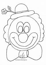 Ausmalen Hut Fliege Fasching Blume Ausmalbild Clowns Bunter Gesicht Luftballons Zirkus Ninjago Minion Bunt Frisch Clownkopf Nadines Vorlagen Ausschneiden Robbe sketch template