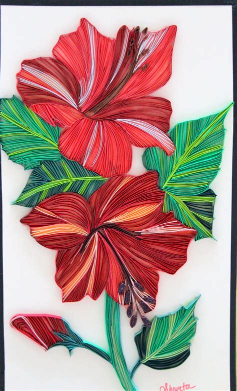 patterns  making paper hibiscus colorful hibiscus flowers floral