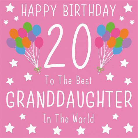 birthday card  granddaughter   anythinks