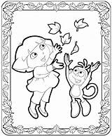 Thanksgiving Coloring Pages Dora Kidspartyworks Disney Frame sketch template