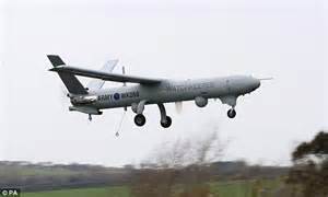 army destroys   weather drone  switching  anti crash system daily mail
