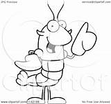 Mascot Lobster Crawdad Character Clipart Cartoon Idea Thoman Cory Outlined Coloring Vector 2021 sketch template