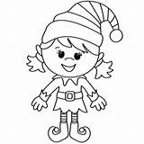 Elf Elfs Teaching Tidbits sketch template