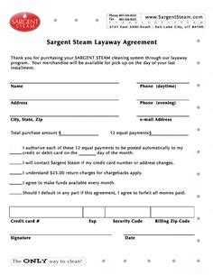 layaway contract template printable image  printablercom