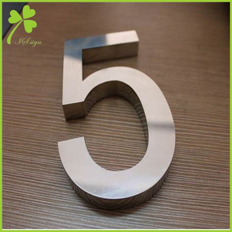 mini metal numbers letters sign maker  led sign factory
