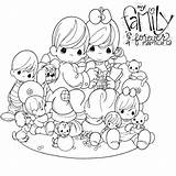 Coloring Pages Precious Moments Family Church Families Girl Baby Forever Friends Sheets Together Colors Kids Moment Eternal Adult Color Popular sketch template