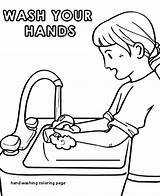 Coloring Washing Hand Pages Hygiene Personal Healthy Drawing Kids Color Handwashing Health Sheets Printable Preschool Life Getdrawings Fresh Choose Board sketch template