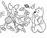 Fall Coloring Pages Scene Color Printable Autumn Getcolorings sketch template