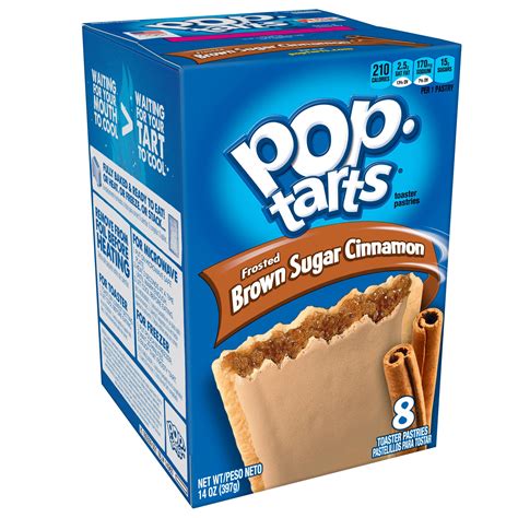 pop tarts breakfast toaster pastries frosted brown sugar cinnamon 8ct