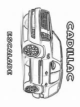 Pages Cadillac Coloring Printable sketch template