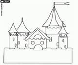 Zamek Kolorowanka Odwiedź sketch template