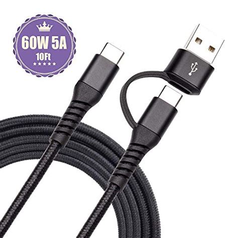 top  apple ipad pro charger cable  ft usb cables wenoto