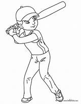 Baseball Coloring Pages Batter Printable Colouring Kid Color Worksheets Hellokids Print Kids Sport sketch template