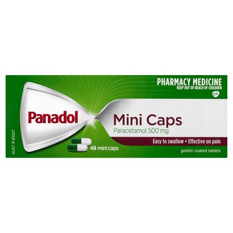 panadol mini caps tablet pk amals discount chemist