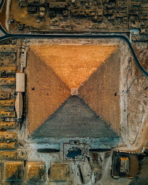 drones view   great pyramid  giza