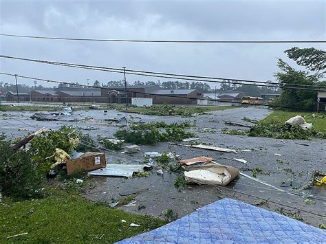tropical storm  major damage  mobile home park  alabama texarkana gazette
