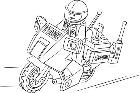 lego police coloring pages  print  color