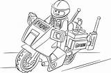 Coloring Lego Police Pages sketch template