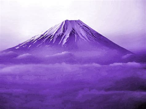 purple mt fuji