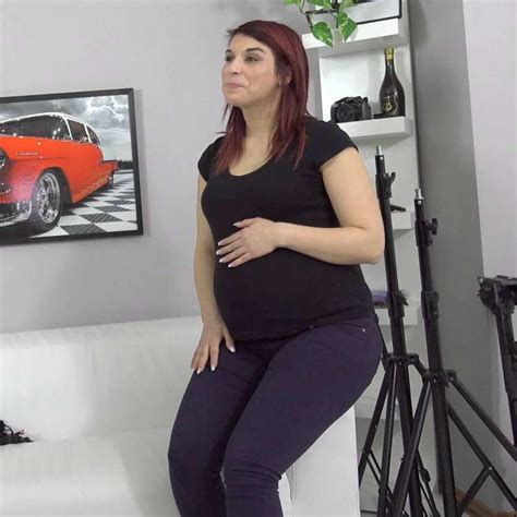 Casting For Pregnant Redhead Dick On Trip