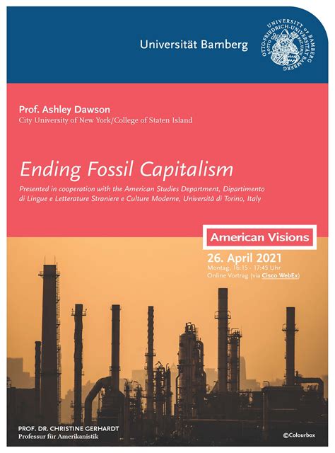 Ending Fossil Capitalism Professur Für Amerikanistik