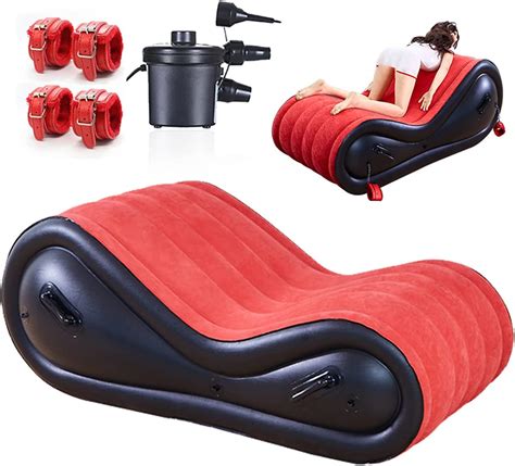 inflatable sex sofa with cuff kit for bdsm and bondage play sex game