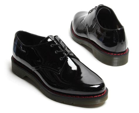 raf simons  dr martens classic patent shoe hypebeast