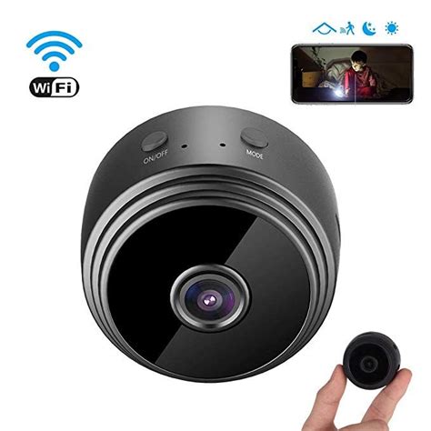mini spy camera wireless hidden camera meckily wifi full hd 1080p portable nanny cam with night