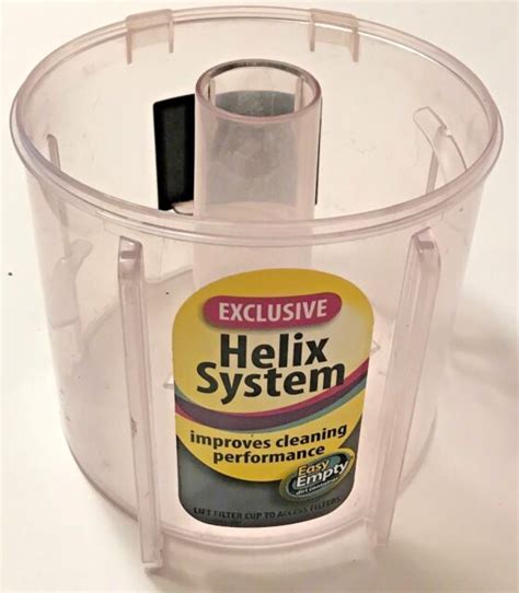bissell cleanview helix deluxe  vacuum dirt cup clear replacement ebay