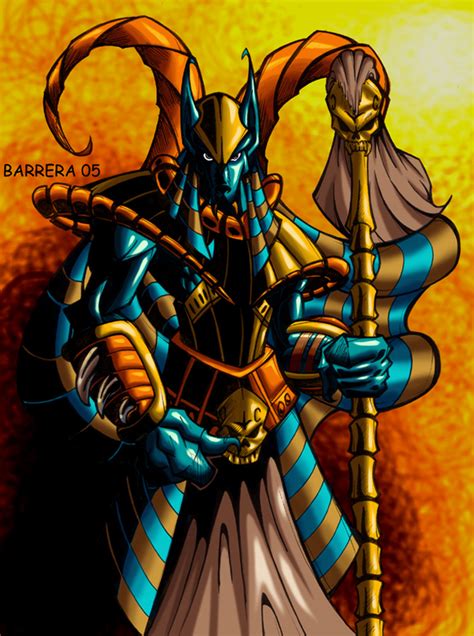 anubis color by toche on deviantart