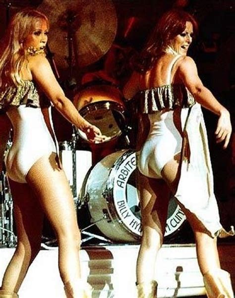 super seventies — agnetha and anni frid of abba on stage abba