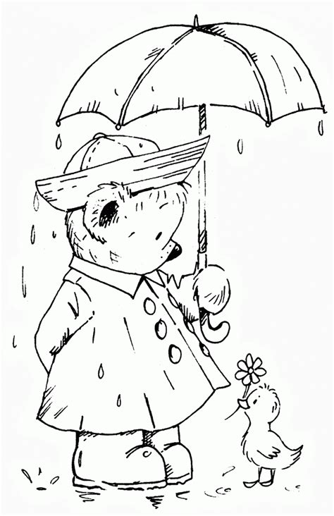 rain coloring pages coloring home
