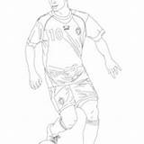 Coloring Hazard Eden Andres Iniesta Pages Hellokids Cavani Edinson Soccer Players Print Color Online sketch template