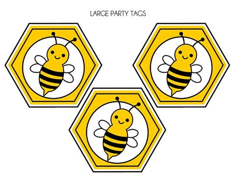 bumble bee party printables catch  party