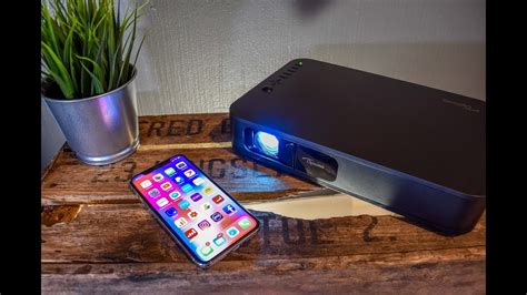 super portable p wireless projector     optoma lh youtube