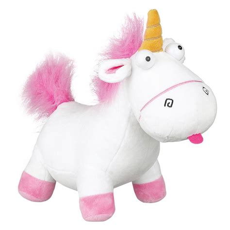 despicable  fluffy unicorn large soft toy  character brands
