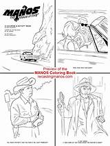 Manos Fate Hands Coloring Book sketch template