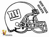 Coloring Pages Giants Yescoloring York Football Kids sketch template