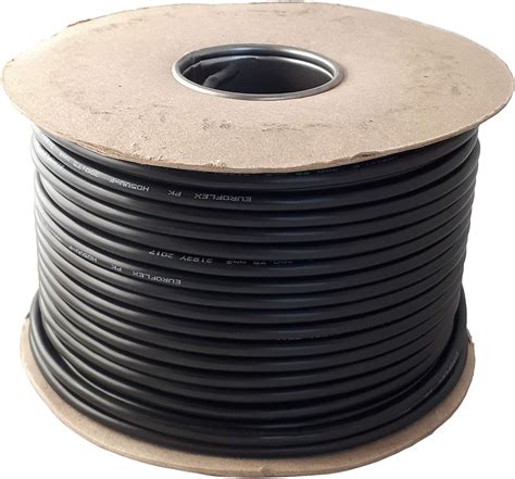 rouleau de cable flexible noir references    ou  fils cable  mm