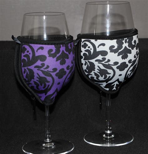 Pack Of 2 Wine Glass Coolers Large Plonky Pouches