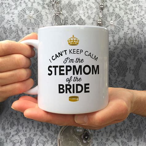 Stepmom Of The Bride Step Mom Wedding Mug Brides Stepmom Etsy
