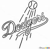 Dodgers Angeles Los Draw Baseball Logos Step Learn Easy Webmaster автором обновлено November sketch template