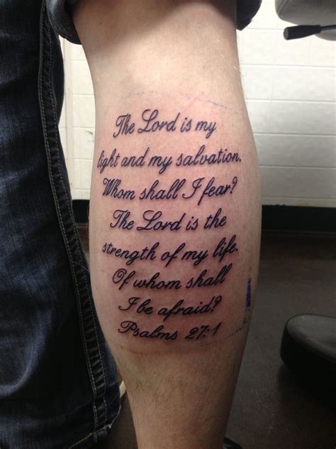Bible Verses Tattoos For Men