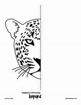 Worksheets Symmetry Drawing Kids Worksheet Half Coloring Pages Grid Cat Face Easy Hub Tiger Leopard Printable Line Cheetah School Sheets sketch template