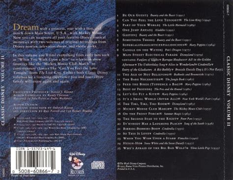 classic disney vol 2 disney songs reviews credits allmusic